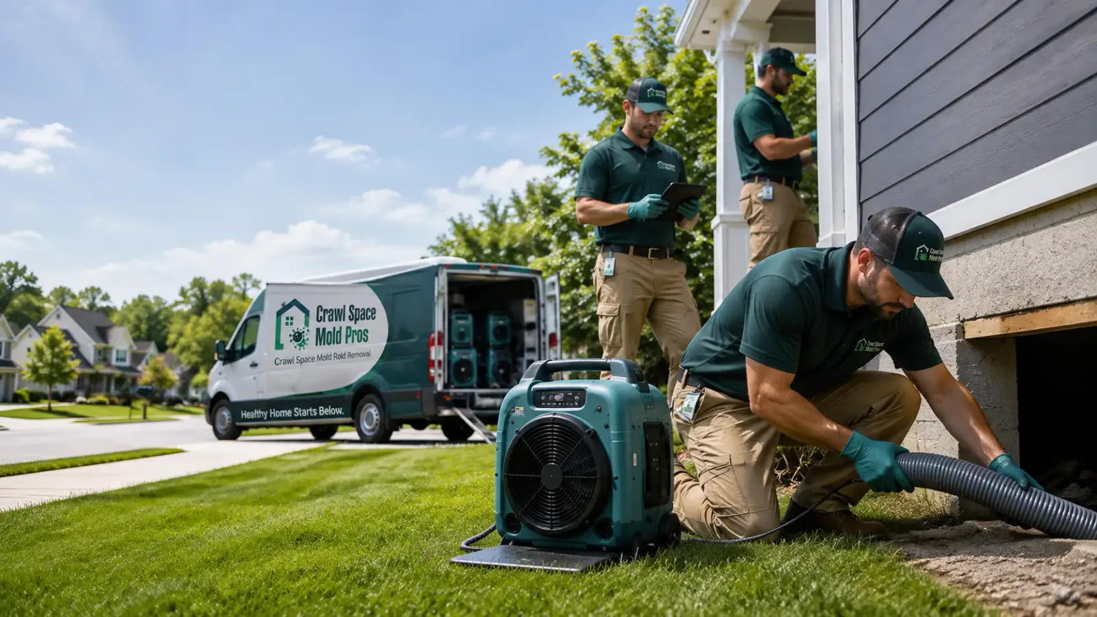 Crawl Space Mold Removal in Washington, AR